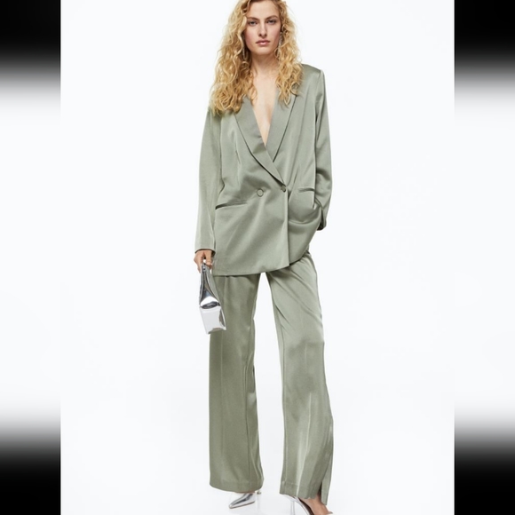 NWT H&M satin pants size 10 - Picture 3 of 6